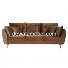 Sofa 3 Seater - Uk 195 x 85 - Zinc 